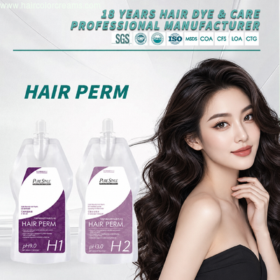Hydrating Acid Perm Lotion Manufacturer Less Damage Hair Perming Cream Export OEM ODM Volume & Texture Perm Cream B2B