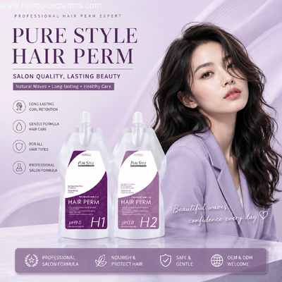 Grosir OEM Long Lasting Hot Perm Lotion untuk penggunaan salon profesional