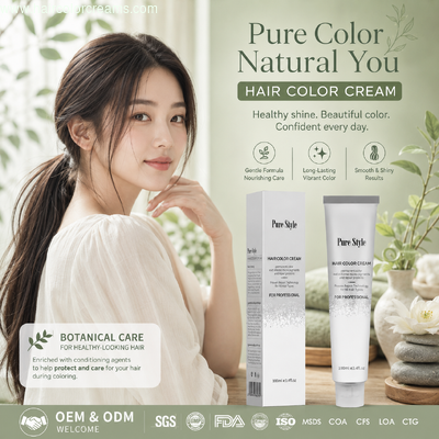 Purestyle Hochwertige Professionelle Haarfarben-Creme Haarprodukt Permanente Farbe Salongebrauch