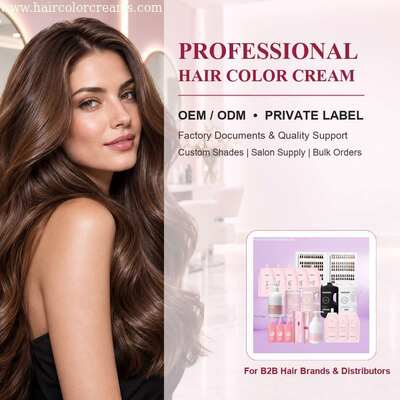 Professional Hair Color Cream OEM ODM Custom Shades for Salon Brands