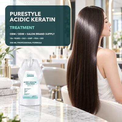 PureStyle Acidic Keratin Treatment OEM ODM | Brazilian Keratin Smoothing Cream Manufacturer for Salon Brands