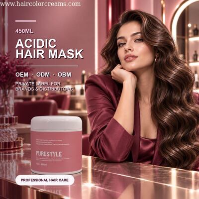 450ml Acidic Hair Mask with Keratin Amino Acids OEM Private Label