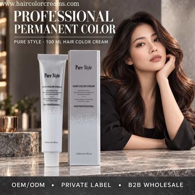 100ml Professional Permanent Hair Color Cream OEM Hair Color Manufacturer