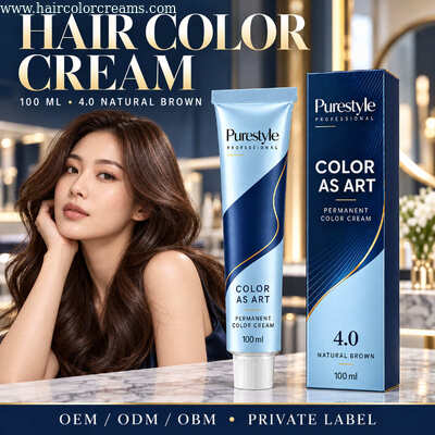 100ml Purestyle Color As Art Hair Color Cream for Distributors
